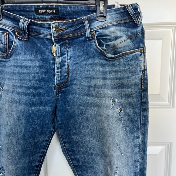 Antony Morato Blue Slim Men’s Jeans Size 36 - Picture 4 of 12